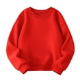 thumbnail image 1 of WXFAZCVU Sweatshirts for Teen Girls Soft Cotton Long Sleeve Top Fall Outfits Going Out Size 18-24 Months, 1 of 4