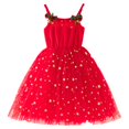 thumbnail image 1 of WXFAZCVU Toddler Baby Girl Christmas Dress Spaghetti Strap Sequin Tutu Dresses Fashion Going Out Size 4-5 Years, 1 of 4