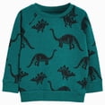 thumbnail image 1 of WXFAZCVU Toddler Boy Sweatshirt Pullover Crewneck Long Sleeve Shirts Dinosaur Cartoon Tops Size 5-6 Years, 1 of 4