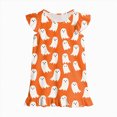 thumbnail image 1 of WXFAZCVU Toddler Girls Nightdress Halloween Graphic Print Sleepwear Short Sleeve Pajamas Dress Size 7-8 Years, 1 of 4
