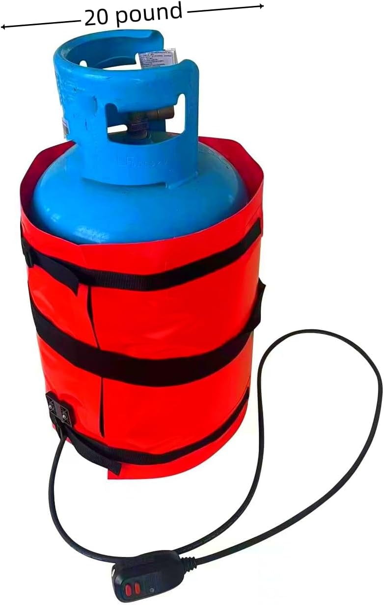 WXHDYBLANKET-Propane Tank Heater Blanket,20 Pound Gas Cylinder Tank Heater Blanket,ALL Cover Heating Blanket,Use For 20LB,30LB,40LB,Quickly Heat,Propane Tank Warm Blanket