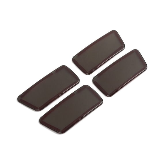 WXIHQ 4X Smoked Black Front Rear Side Wheel Eyebrow Light Cover for Ford for Bronco Sport /Base/Big Bend/Outer 2021-2023 Painted 221107L1299