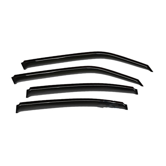 WXIHQ  4pcs Sun Rain Wind Deflectors Door Window Visors Outside Mount Channel Style Dark Smoke Tint for Dodge for Charger 2006-2010