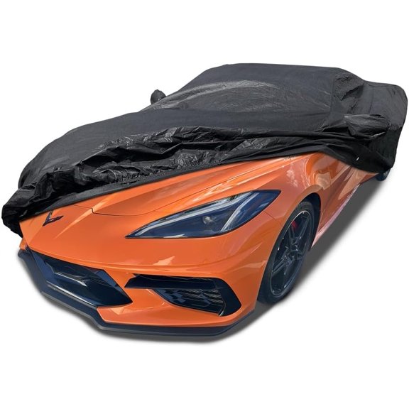 WXINYAO Custom Fit Car Cover compatible with Chevy Corvette C8 Stingray Z06 E-Ray, Waterproof All Weather