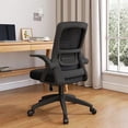 thumbnail image 1 of G3C22114LWXJHL Home Office Chair Ergonomic Breathable Mesh Chair High Back with Adjustable Height Swivel with Flip-Up Arms and Lumbar Support, 1 of 7