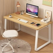 WXJHL Modern Desk 31.5 Inch Computer Table Simple Style Office Writing Desk Industrial Office Table Natural