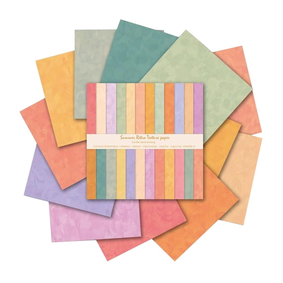 WXLCISI 12-Inch Scrapbook Paper – Double-Sided Patterned Cardstock for DIY Albums & Handbooks