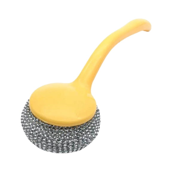 WXLCISI 1Pcs Stainless Steel Cleaning Brush Sponges Scrubbing Scouring Pad Steel Wool Scrubber For Kitchen Awesome Cleaner All Purpose