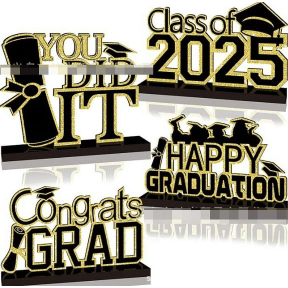 WXLCISI 2025 Graduation Wooden Desk Sign – Inspirational Keepsake for Graduates, Unique & Memorable Design