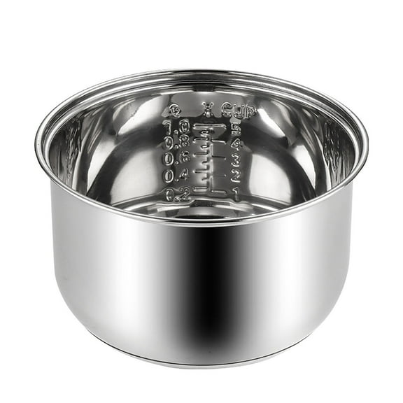 WXLCISI 304 Stainless Steel Rice Cooker Pot, Replacement Inner Bowl for Cooking