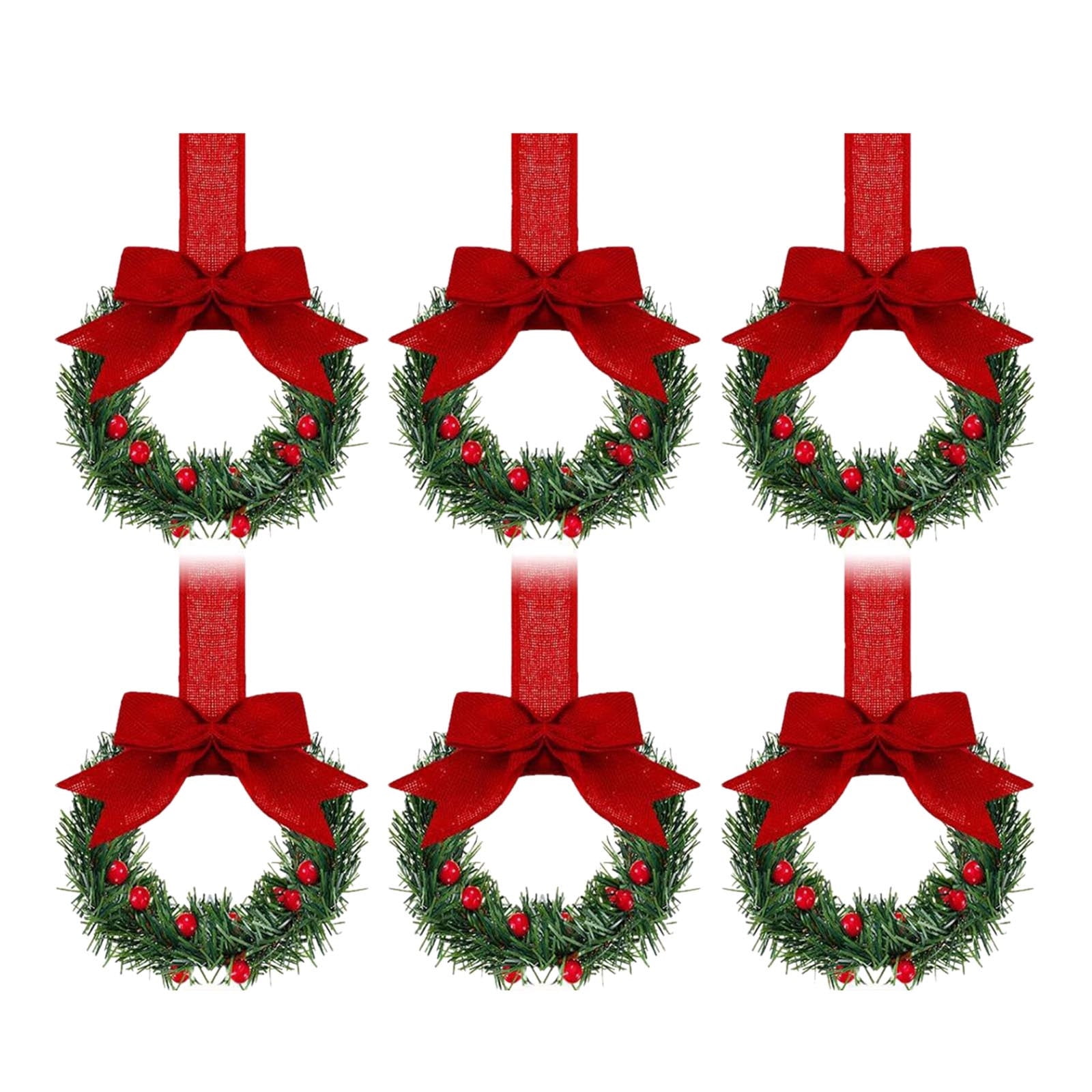 WXLCISI 6 Piece Set Of Christmas Kitchen Garlands Suitable For