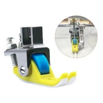WXLCISI Adjustable Rolled Hemmer Presser Foot for Sewing Machines - 2025 New Hemming Foot for Fabrics, Great for Quilting and Dressmaking, Industrial Grade - Yellow