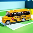 thumbnail image 1 of WXLCISI Alloy School Bus Model Car - Durable Miniature Toy Vehicle, Great Gift for Boys & Collectors - Yellow,9.5x2.8x3.8, 1 of 6