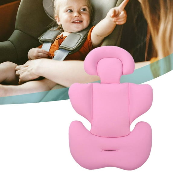 WXLCISI Car Seat Insert,Car Seat Insert for New Born,2 in 1 Baby Head Neck Body Support Pillow,Baby Stroller Cushion,Breathable Polyester Fiber Liner Mat,For Carseats Pushchair
