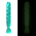 thumbnail image 1 of WXLCISI Glow in the Dark Colorful Jumbo Braiding Hair Extensions for Rainbow Braids 24inch, 1 of 2