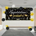thumbnail image 1 of WXLCISI Graduation Party Banner Decorations 71x36 Inch, Graduate Banner for Class of 2025 Ceremony Congratulations Grad School Prom Favors Party Supplies, Garden Flag Photography Background, 1 of 5