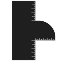 WXLCISI Hair Styling Kit - Beard Shaper and Parting Comb for Men