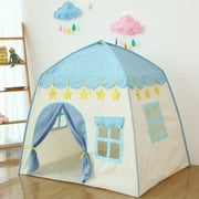 WXLCISI Large Kids Play Tent - 51” Fairy Teepee House for Boys & Girls, Indoor & Outdoor Children’s Fort for Birthday Gifts & Camping