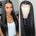 thumbnail image 1 of WXLCISI Long Straight Natural Black Wigs for Women Fashion Silky Soft Smooth Remy Hair Heat Resistant Fiber Synthetic Wig Machine Made Glueless Full Wig 29 Inch, 1 of 8