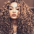 thumbnail image 1 of WXLCISI Long Wavy Wig For Women Heat Resistant Fiber Hair Synthetic Lace Front Wigs Daily Party Use Wigs,25.59Inches, 1 of 5
