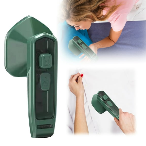 WXLCISI Portable Mini Iron, Cordless Handheld Steamer for Travel Clothing Removal