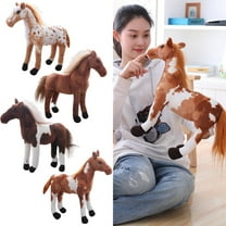 WXLCISI Realistic Horse Plush Toy 4 Styles Stuffed Animal Plush Toys