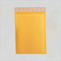 WXLCISI Self-Adhesive Kraft Shipping Bags - 11.41x15.35 Inch Padded Mailers, Shockproof Packaging for Small Business and eBay Sellers - Yellow
