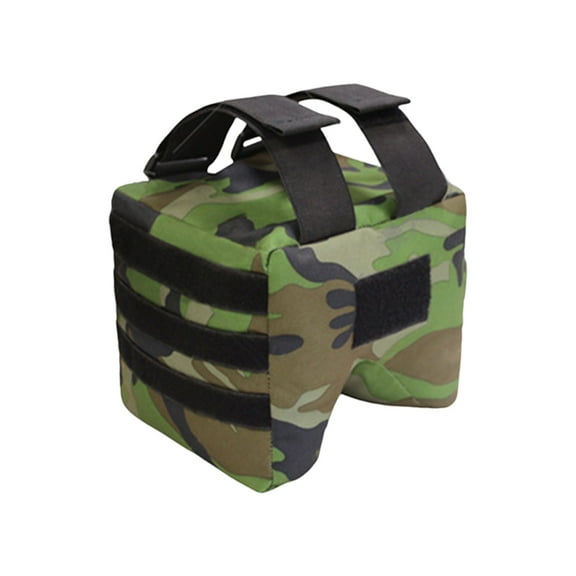 WXLCISI Shooting Rest Sandbag Set - Front/Rear Support Stand for Rifle Stability During Hunting & Target Practice (Unfilled)