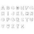 thumbnail image 1 of WXLCISI Stainless Steel Alphabet Cookie Cutters – 26-Piece Set for Baking, DIY Decor & Holiday Treats, 1 of 9