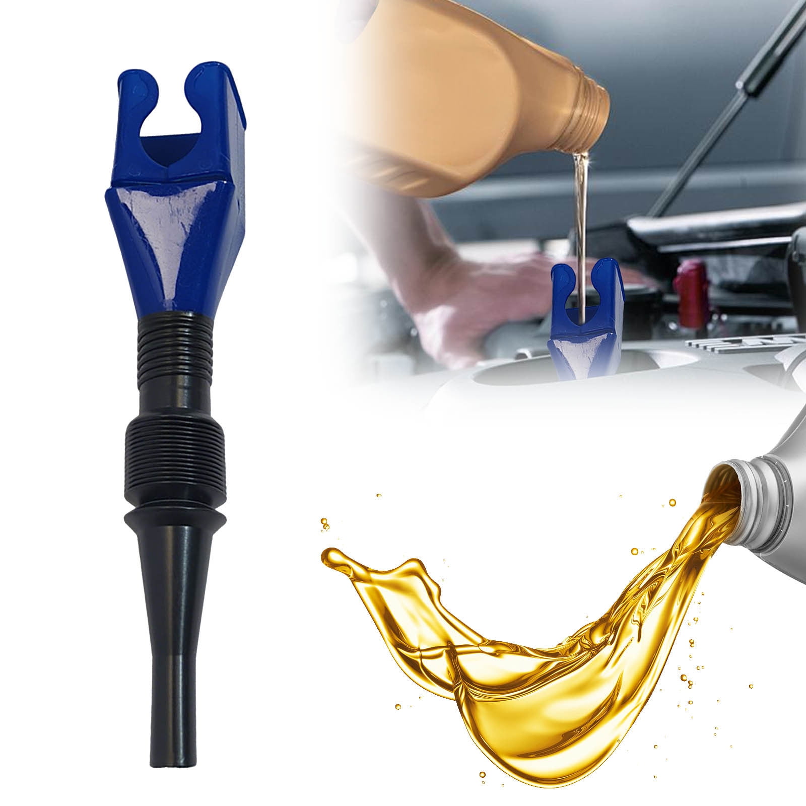 WXLCISI Universal Folding Funnel - Flexible & Wide Mouth Design - Easy ...