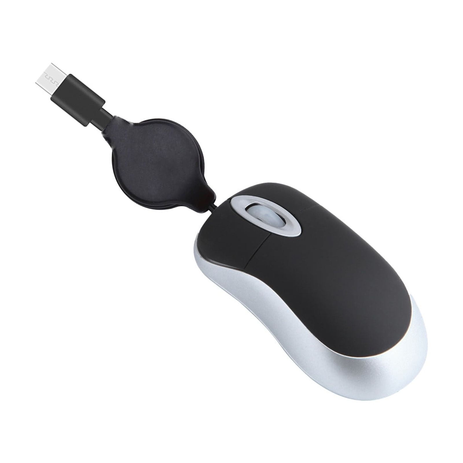 WXLCISI Mini USB Wired Mouse, Retractable Small Mini Pocket Mouse ...