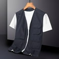thumbnail image 1 of WXLWZYWL Mens Lightweight Summer Fishing Vest Safari Travel Photo Cargo Vests Sleeveless Jacket Outdoor Work Clothing, 1 of 4