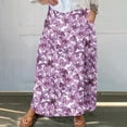 thumbnail image 1 of WXLWZYWL Boho Maxi Skirts for Women Plus Size Trendy Fall 2024 Long Beach Skirts High Waisted Floral Renaissance Skirt with Pockets, 1 of 5