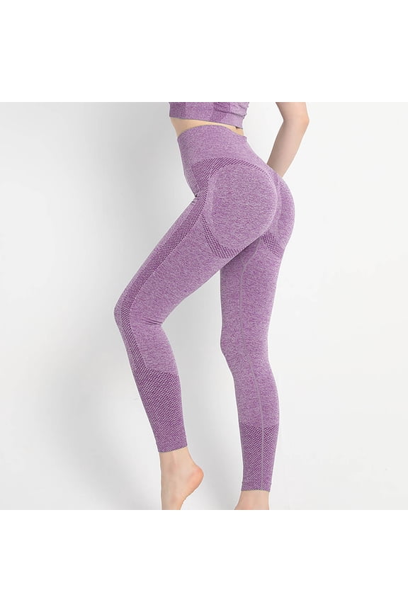 Butt Lifting Seamless Leggings for Women High Waist Workout Gym Yoga Pants Scrunch Tummy Control Gym Tights Booty Workout Yoga Pants