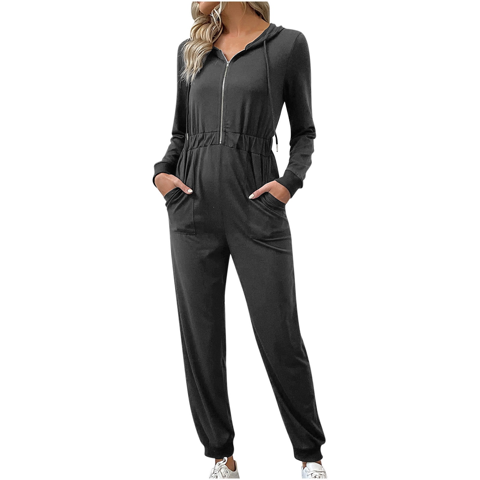 Aunavey Womens Jogging Suits Sets Running Outfit Zipper Warm Up 2