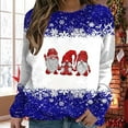 thumbnail image 1 of WXLWZYWL Christmas Bow Sweatshirt for Women Santa Gingerbread Hoodie Shirt Christmas Tree Cake Shirt Gift For Her, 1 of 1