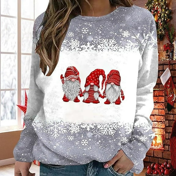 WXLWZYWL Christmas Bow Sweatshirt for Women Santa Gingerbread Hoodie Shirt Christmas Tree Cake Shirt Gift For Her