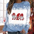 thumbnail image 1 of WXLWZYWL Christmas Bow Sweatshirt for Women Santa Gingerbread Hoodie Shirt Christmas Tree Cake Shirt Gift For Her, 1 of 3