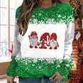 thumbnail image 1 of WXLWZYWL Christmas Bow Sweatshirt for Women Santa Gingerbread Hoodie Shirt Christmas Tree Cake Shirt Gift For Her, 1 of 3