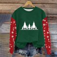 thumbnail image 1 of WXLWZYWL Christmas Pullovers for Women Christmas Sweatshirts Funny Snowman Print Crewneck Long Sleeve Sweater Casual Tops Shirts, 1 of 4
