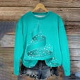thumbnail image 1 of WXLWZYWL Christmas Sweatshirt for Women Plus Size 3D Print Novelty Pullover Tops Casual Dressy Blouse 2024 Xmas Trendy Tops, 1 of 4
