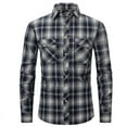 thumbnail image 1 of WXLWZYWL Items Free Shipping Men Shirts Christmas Flannel Shirt for Men Plaid Shirt Casual Long Sleeve Button Down Shirt Regular Fit, 1 of 3