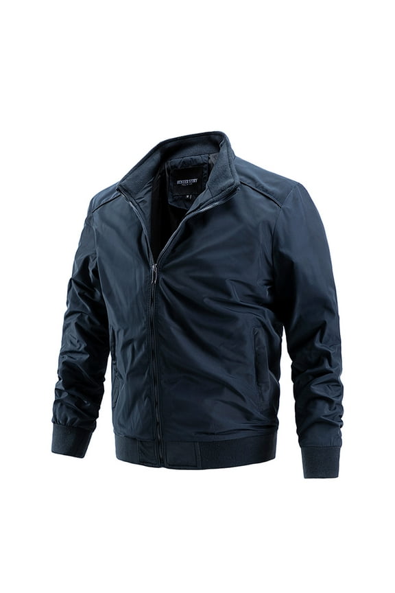 Items Free Shipping Men's Jackets Lightweight Casual Fall Winter Windbreaker Bomber Zip Up Coat With Pocket Jackets