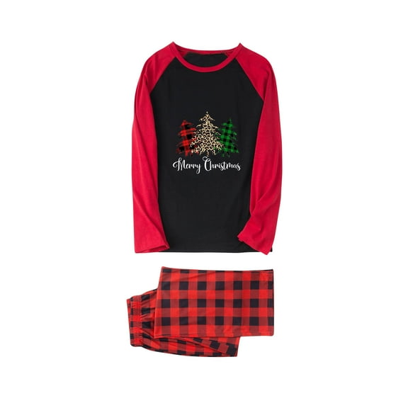 WXLWZYWL Family Christmas Pjs Matching Sets 2024 Jammies Matching Christmas Outfits Round Neck Pjs Matching Sets