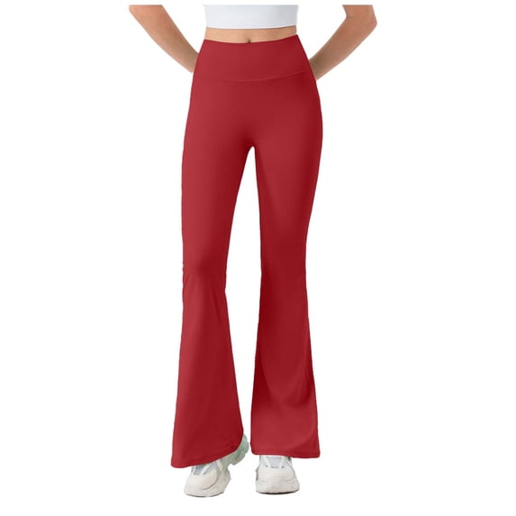 WXLWZYWL Flare Leggings for Women Seamless High Waisted Yoag Pants Bootcut Wide Leg Loose Fitted Trousers