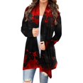 thumbnail image 1 of WXLWZYWL Halloween Cardigan for Women Plus Size Long Open Front Cardigans Halloween Pumpkin Pattern Cardigan Bat Cardigan, 1 of 4