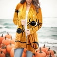 thumbnail image 1 of WXLWZYWL Halloween Cardigans for Women 2024 Pumpkin Lightweight Fall Oversized Cardigans Knitted Long Sleeve Trendy, 1 of 4