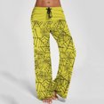 thumbnail image 1 of WXLWZYWL Halloween Pants for Women Plus Size Stretch Pants Casual Palazzo Sweatpants Bat Print Drawstring Wide Leg Pant Lounge Elastic Waist Sweatpant with Pockets, 1 of 6