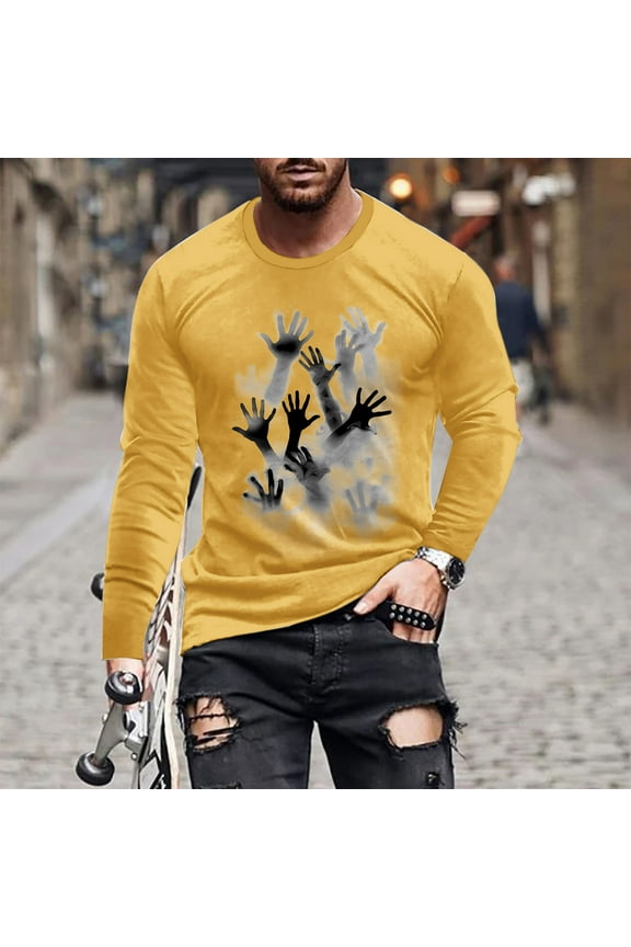 Halloween Tops for Men Men's Halloween Horror Blood Vessel Heart Graphic T-Shirt Bat Shirt Bloody Shirt Spooky Scary Halloween Costume