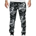 thumbnail image 1 of WXLWZYWL Men's Camo Pants Military Jogger Camouflage Outdoor Hiking Sports Slim Fit Trousers Trousers Drawstring Casual Active Sweatpants Baggy Sweatpants Gym Training Pants, 1 of 5